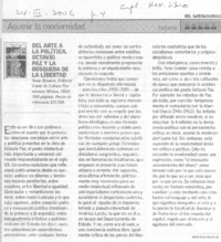 Asumir la modernidad