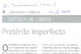 Préterito imperfecto