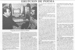 Erupción de poesía [entrevista]