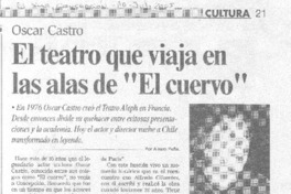 El Teatro que viaja en las alas de "El cuervo" (entrevistas)