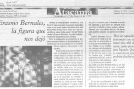 Erasmo Bernales, la figura que nos dejó