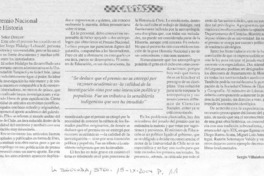 Premio Nacional de Historia