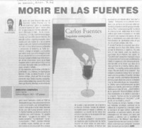 Morir en las fuentes