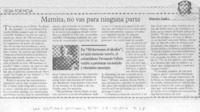 Mamita, no vas para ninguna parte
