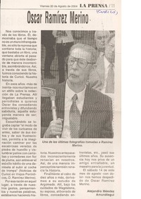 Oscar Ramírez Merino