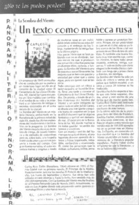 Un Texto como muñeca rusa