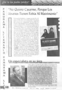 "No quiero casarme, por qué los jóvenes tienen fobia al matrimonio"