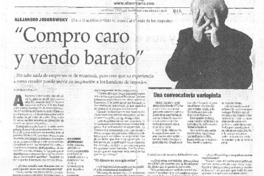 Compro caro y vendo barato [entrevista]