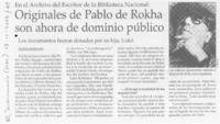 Originales de Pablo de Rokha son ahora de dominio público