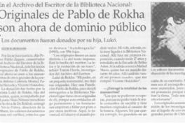 Originales de Pablo de Rokha son ahora de dominio público