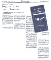 Poemas para ver el que quiere ver