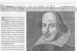 Shakespeare otra vez