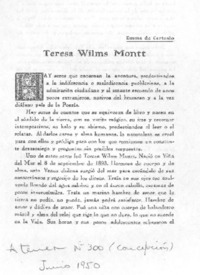 Teresa Wilms Montt