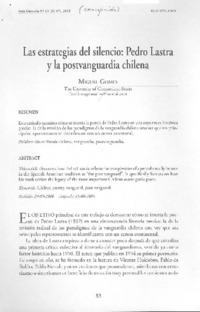 Las estrategias del silencio