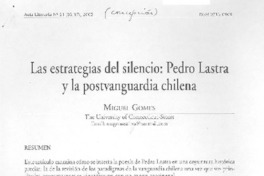 Las estrategias del silencio