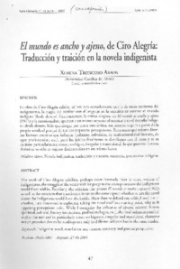 El mundo es ancho y ajeno