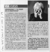 Jodorowsky y "el poder de la creatividad"