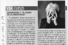 Jodorowsky y "el poder de la creatividad"