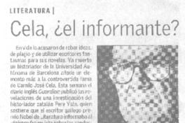 Cela, ¿el informante?
