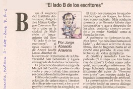 El lado B de los escritores