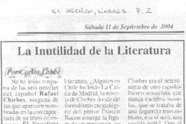 La Inutilidad de la literatura