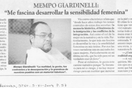 "Me fascina desarrollar la sensibilidad femenina"