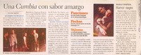 Una cumbia con sabor amargo