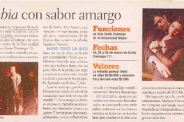 Una cumbia con sabor amargo