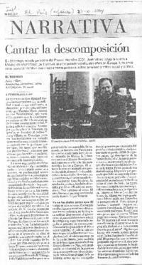 Cantar la descomposición