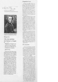 Un encuentro en honor a Kant