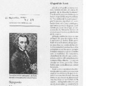 Un encuentro en honor a Kant