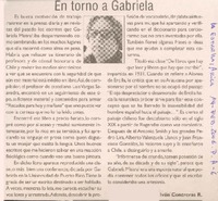 En torno a Gabriela