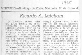Ricardo A. Latcham