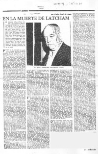 en la muerte de Latcham