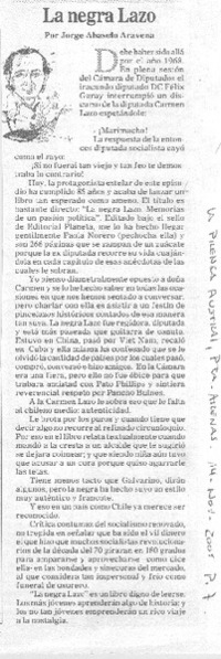 La Negra Lazo