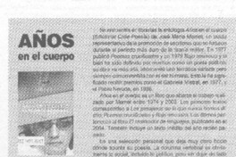 Años en el cuerpo
