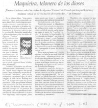 Maquieira, telonero de los dioses