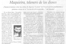 Maquieira, telonero de los dioses