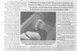 Radrigán estrena en Valparaíso monólogo sobre ausencia del amor