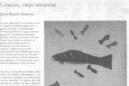 Gracias, viejo socarrón