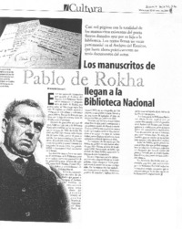 Los manuscritos de Pablo de Rokha llegan a la Biblioteca Nacional