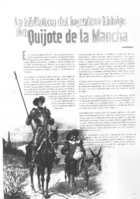 La biblioteca del ingenioso hidalgo don Quijote de la Mancha