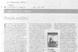 Poesía erótica