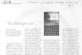 "Es tiempo ya"