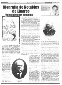 Biografía de notables de Linares