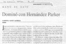 Dominó con Hernández Parker