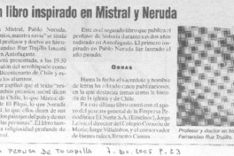 Historiador presenta libro sobre premios Nobel