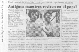 Antiguos maestros reviven en el papel