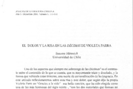 El dolor y la risa en las Décimas de Violeta Parra