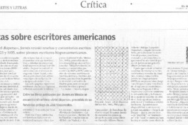 Notas sobre escritores americanos